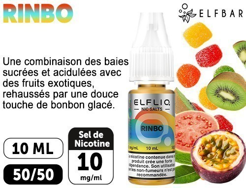 Elfliq Bonbons Tropical 10Ml 10Mg