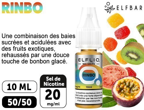 Elfliq Bonbons Tropical 10Ml 20Mg