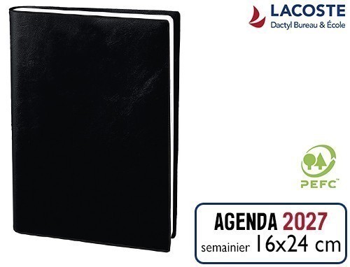 Agenda 2027 Lacoste 16 X 24Cm Semainier