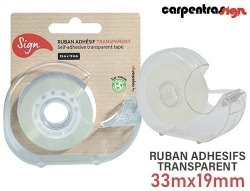 Adhesif Transp. 19Mmx33M Devidoir (1)