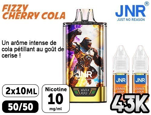 Jnr Goriila X Fizzy Cherry Cola 10 Mg 43K