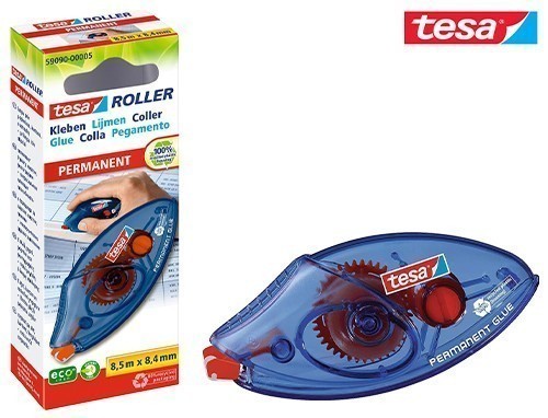 Tesa Roller Jetable Colle Permanente 8.4Mmx8.5M