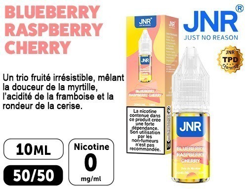 Eliquide 10 Ml Jnr Blueberry Raspberry Cherr 00 Mg