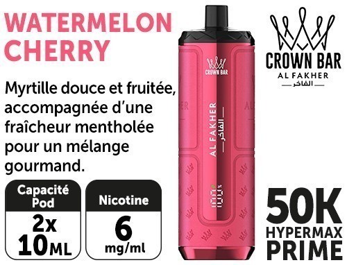 Al Fakher Hypermax 50 K Watermelon Cherry 6Mg