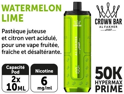 Al Fakher Hypermax 50 K Watermelon Lime 6Mg