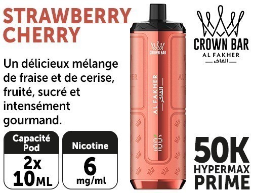 Al Fakher Hypermax 50 K Strawberry Cherry 6Mg