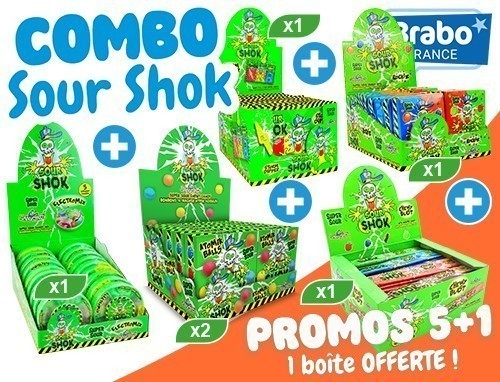 Candy Party Combo Sour Shock 5 1