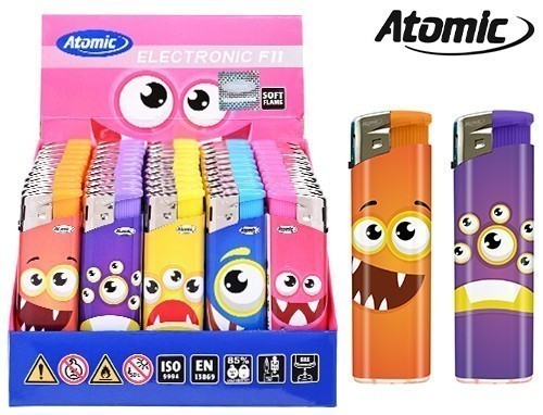 Briquet Elect. F11 Monstres (50)