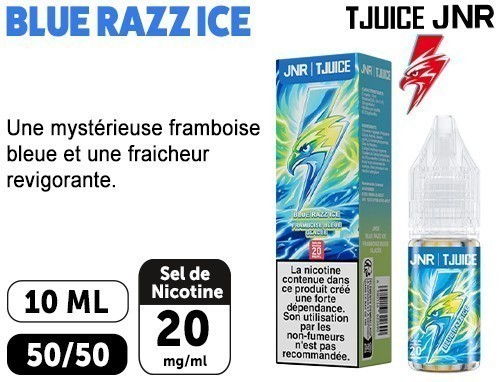 E-Liquide Jnr Tjuice Blue Razz Ice 20Mg