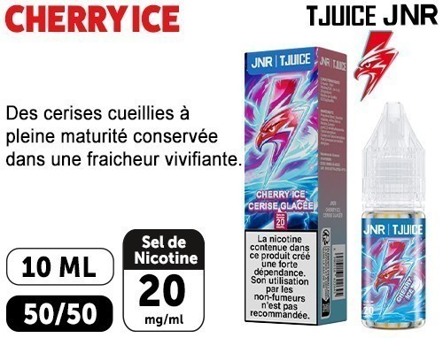 E-Liquide Jnr Tjuice Cherry Ice 20Mg