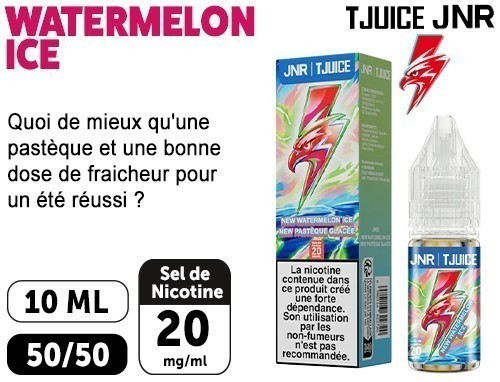 E-Liquide Jnr Tjuice Watermelon Ice 20Mg