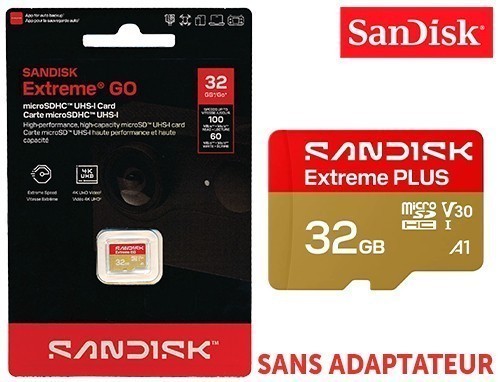 Sandisk Micro Sdhc Extreme 32Go Classe 10