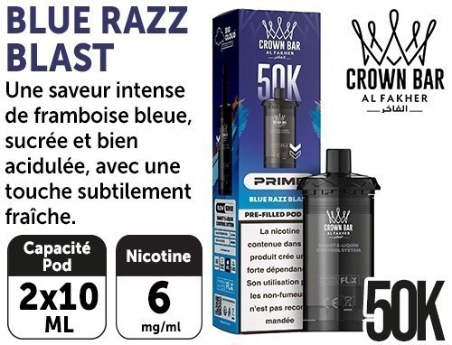Pod Hypermax 50 K Blue Razz Blast 6Mg