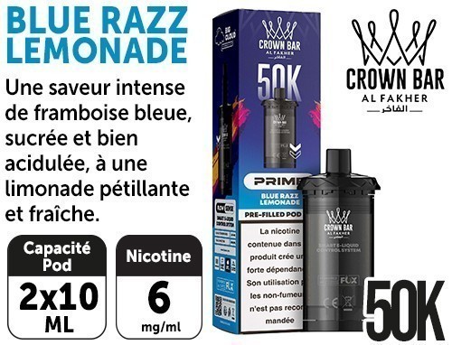 Pod Hypermax 50 K Blue Razz Limonade Ice 6Mg