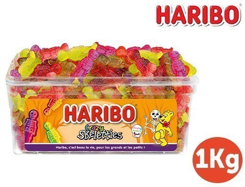 Haribo Tubo ' Crazy Skeletties ' 1Kg (1)