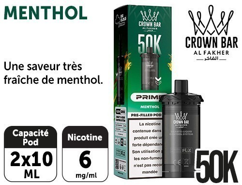 Pod Hypermax 50 K Menthol 6Mg