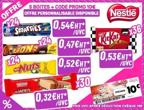 Offre Nestle 5 Btes Ass. Septembre 2026 B