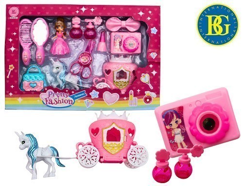 Poupee 9Cm Et Son Carosse 13 Pcs (1)