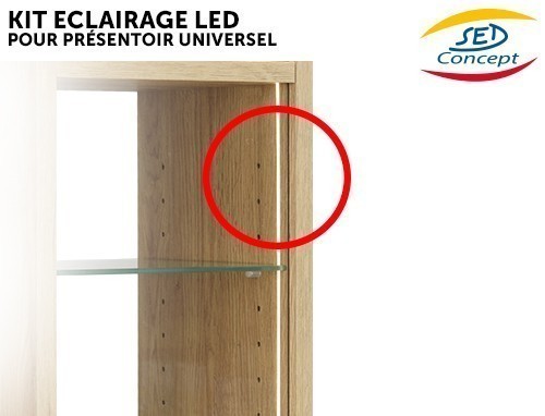 Kit Eclairage Presentoir Universel