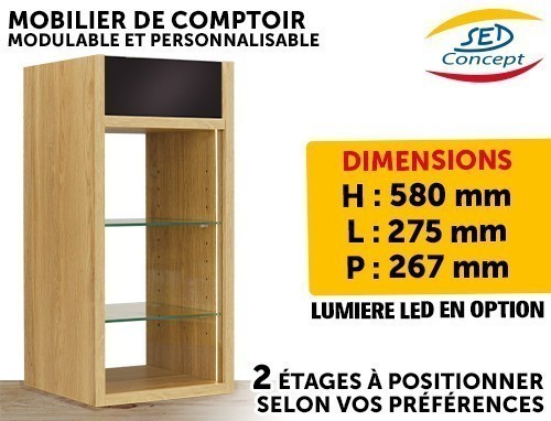 Presentoir Comptoir Universel Petit Modele