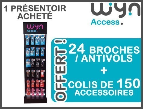 Presentoir Metal 24 Broches 2026 Wyn