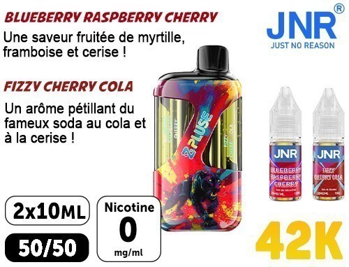 Jnr Zpulse 42K Blu Raspb Cherry Cherry Cola 00 Mg