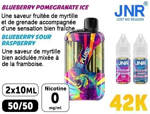 Jnr Zpulse 42K Pomgranate Blueberry Raspbery 00 Mg